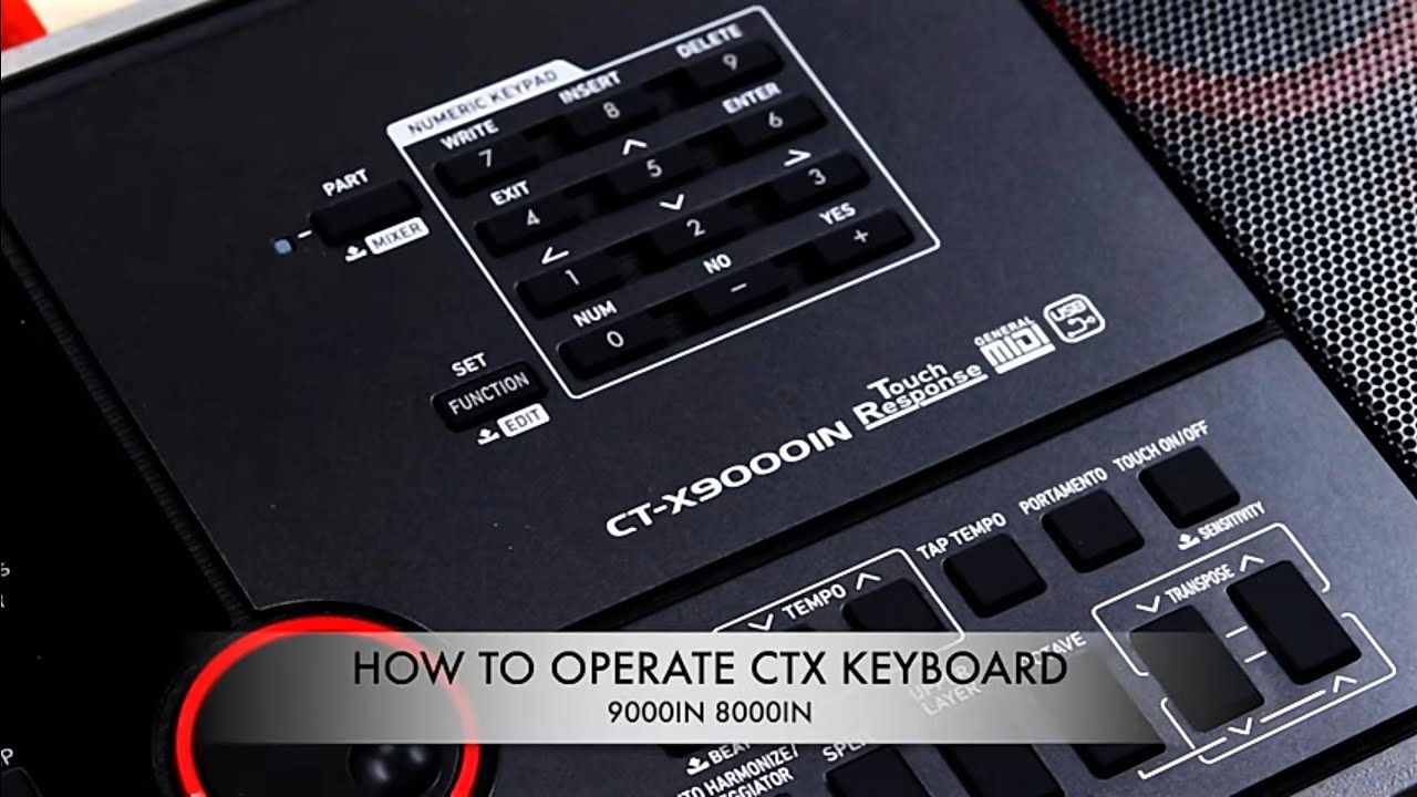HOW TO OPERATE CASIO CT-X 9000IN & 8000IN ALL BUTTON FUNCTIONS OR CTX 5000 CTX 3000