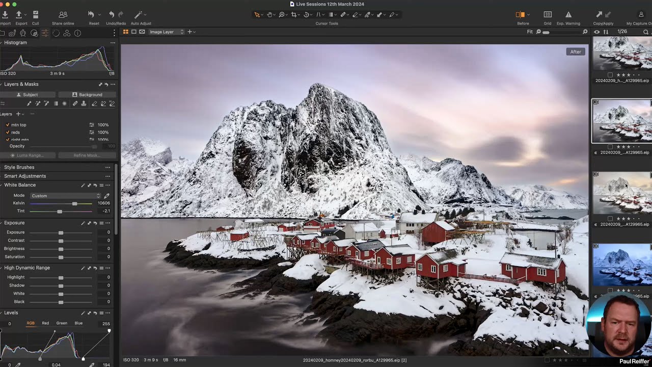 Live Editing Sessions - Capture One : 12th March 2024 (White Balance, Topaz Sharpen, Editing Ethics)