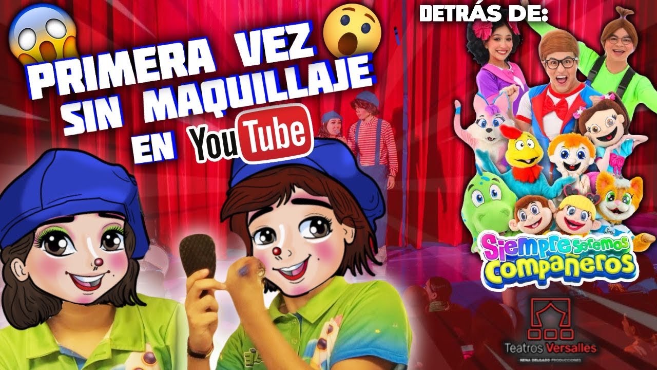 ¡NUESTRA PRIMERA VEZ SIN MAQUILLAJE!😱 | Detras del Teatro - #AlitayMeñike