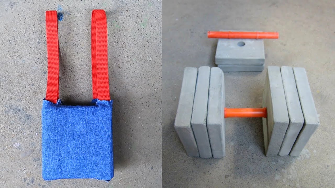 How to Make Homemade Dumbbells and Weight Vest