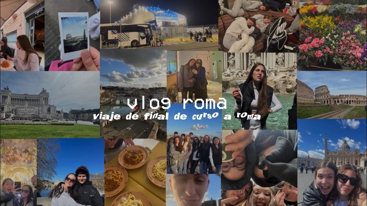 vlog en Roma por nuestro viaje de fin de curso🇮🇹🫶🏻🍝