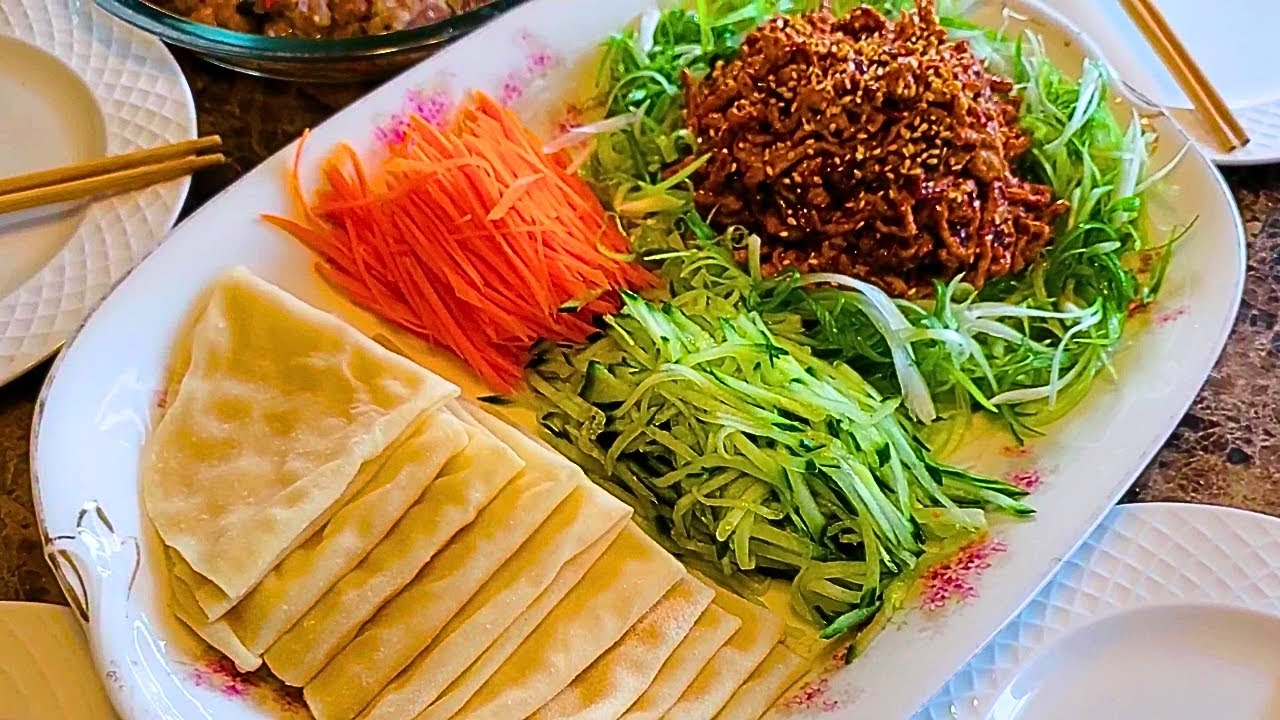 Peking Shredded Pork (京酱肉丝)| So Delicious, Just Can't Have Enough!