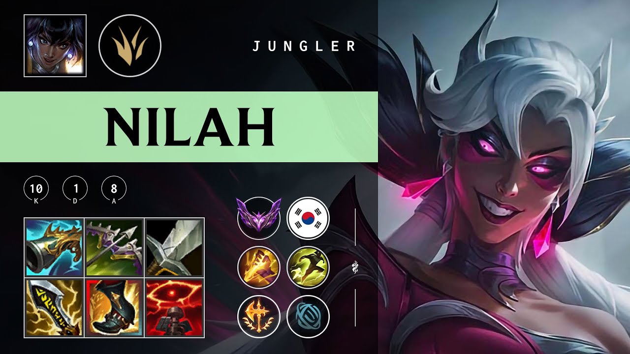 Nilah Jungle vs Zac - KR Master Patch 25.23