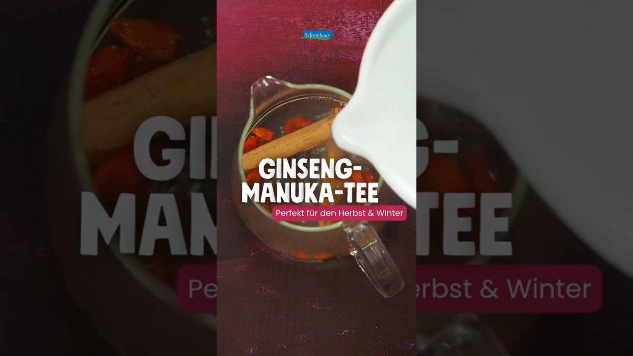 Tee mit Roter Ginsengwurzel und Manuka-Honig | Reformhaus&reg;