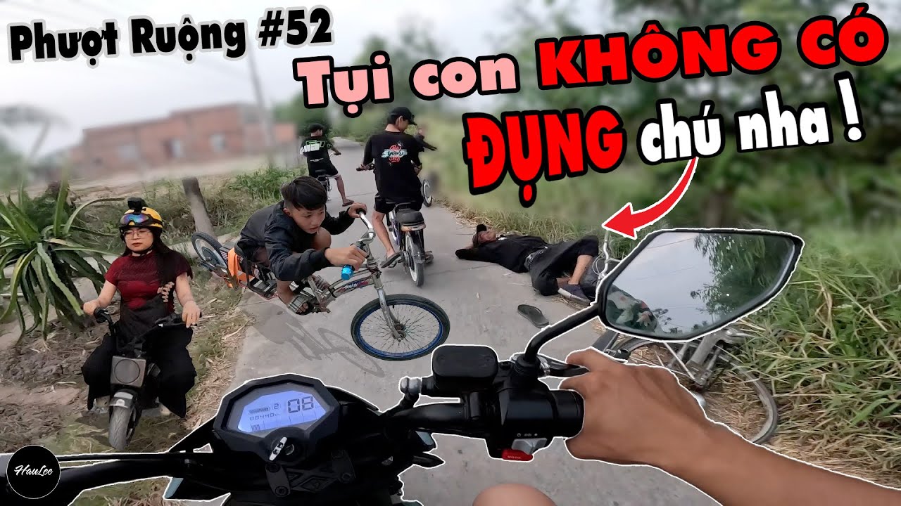Phượt Ruộng 52 - Kiếp Nạn Liên hoàn - Đối Mặt với Ông Chú Say Sỉn Té Nằm giữa đường - HauLee sợ hãi