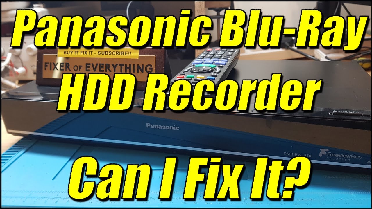 Panasonic Blu-Ray Player and HDD Recorder | Can I FIX It?