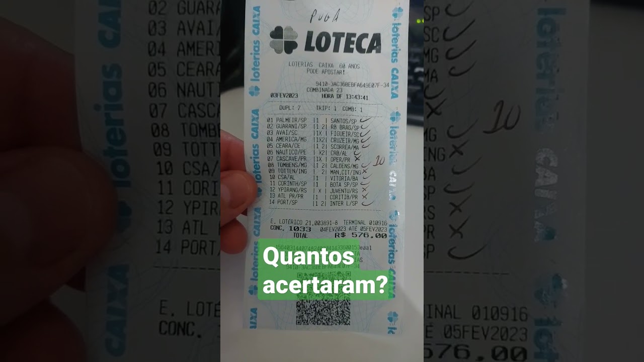 RESULTADO LOTECA 1033 - PALPITES