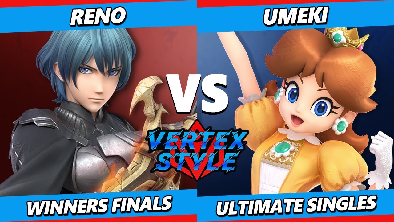 Vertex Style WINNERS FINALS - Reno (Byleth, Greninja) Vs. Umeki (Daisy) Smash Ultimate - SSBU
