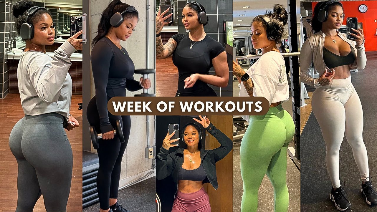 FULL WEEK OF WORKOUTS, TRAIN WITH ME + ALL SUPPLEMENTS I TAKE