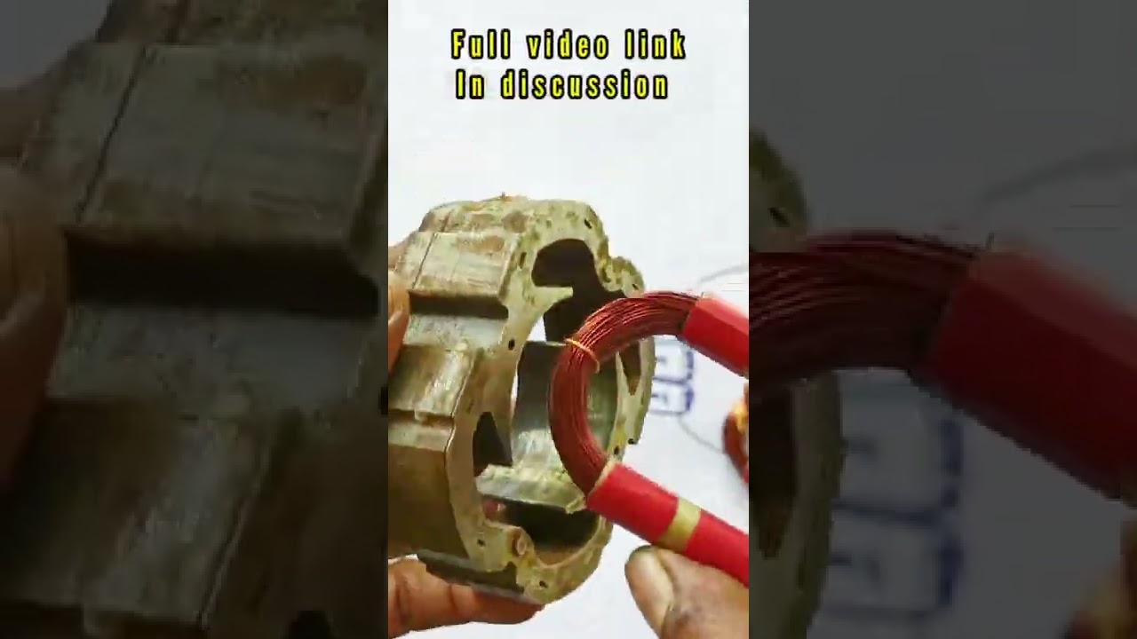 Mixi field coil winding|How to rewinding mixi field pole|Mixi repair|Hi power electric works