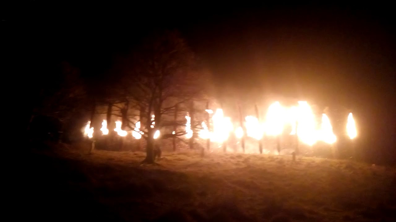 Heiligabend - Schweina 2017 - Fackelbrennen Antoniusberg