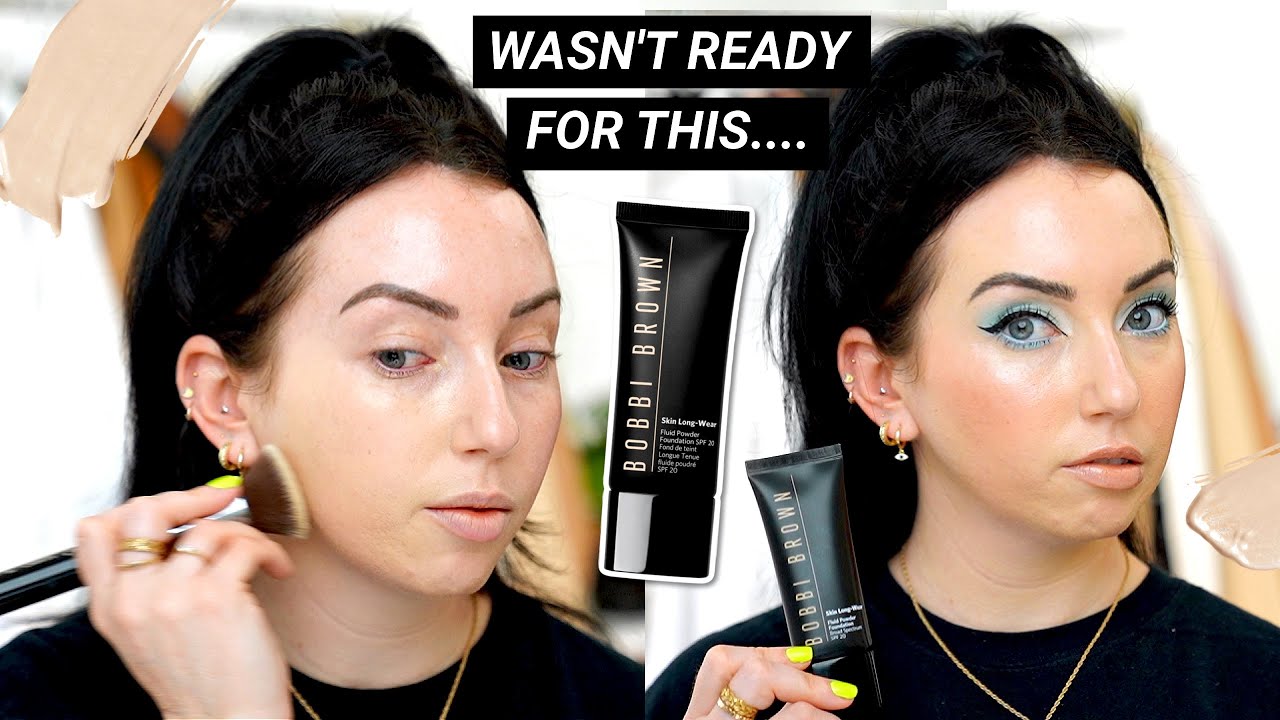 Well this didn't go as planned...Bobbi Brown Skin Long-Wear Fluid Powder Foundation FIRST IMPRESSION
