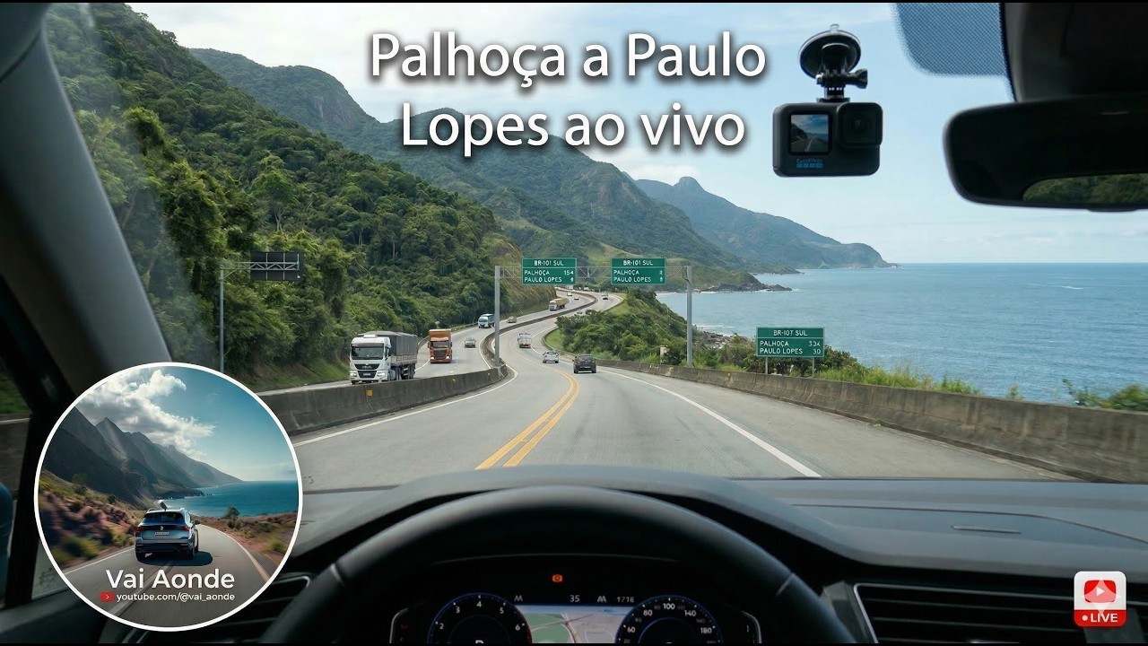 Palhoça até Túnel do Morro Agudo -  Paulo Lopes BR 101