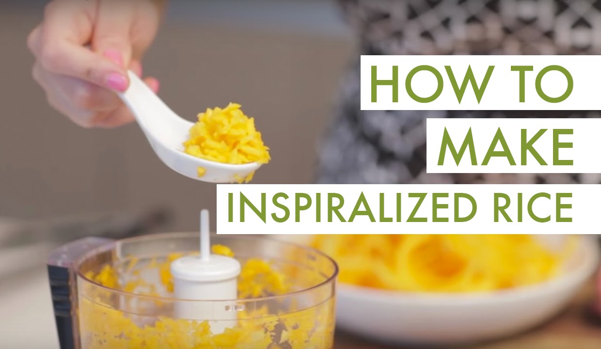 How to Make Rice Using the Spiralizer I Spiralizer Recipe