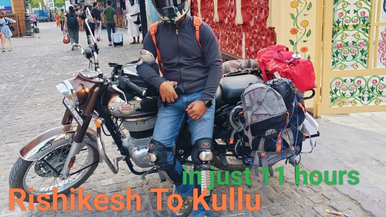 Rishikesh to Kullu Manali By Bike l Travelling to Kullu by bike from Rishikesh #kullu #manali