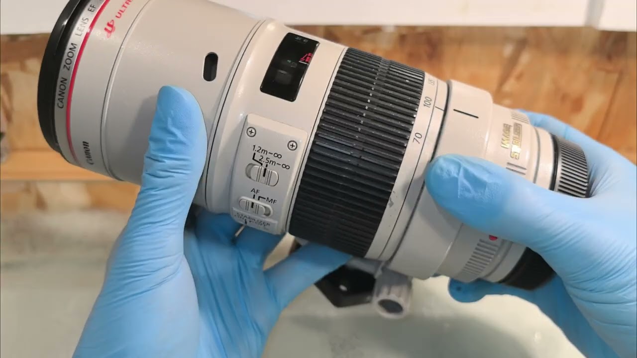Объектив Canon EF 70-200mm f2.8L IS II USM. Оценить состояние, настроить резкость.