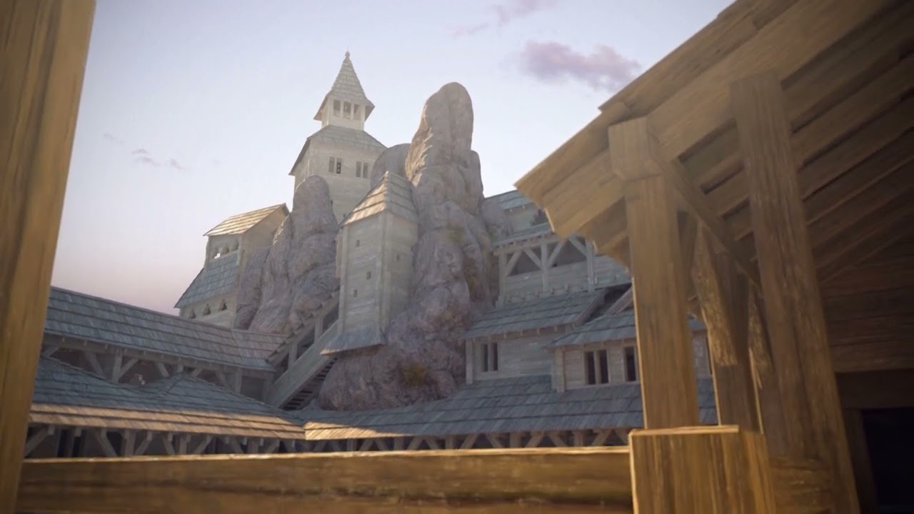 3D-модель фортеці Тустань /3D-model of Tustan fortress