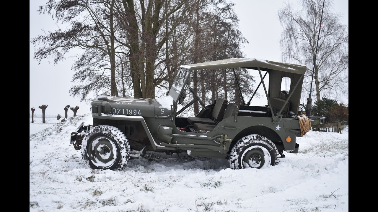 Willys MB 1943 in the snow!