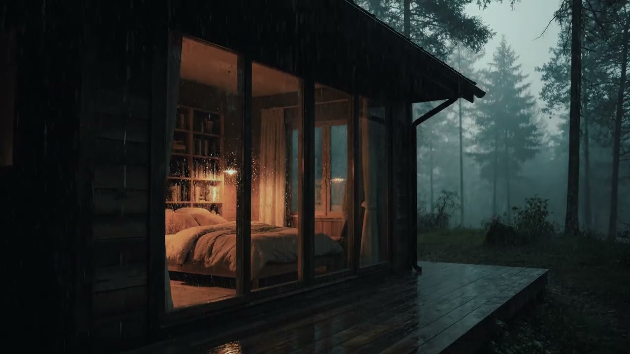 Calm Forest Rain at Night 🌧️ Relaxing Rain Sounds for Deep Sleep and Inner Peace