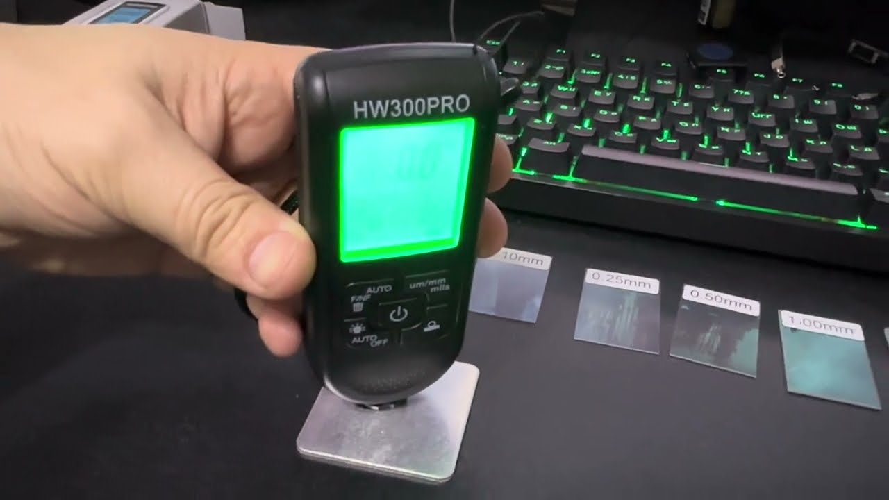 Товщиномір HW300PRO налаштування/калібрування