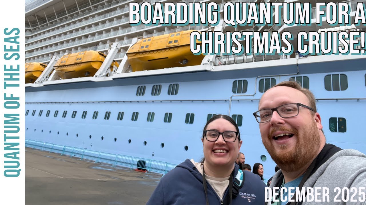 Посадка на лайнер Quantum of the Seas // Видеоблог о круизе, день 1