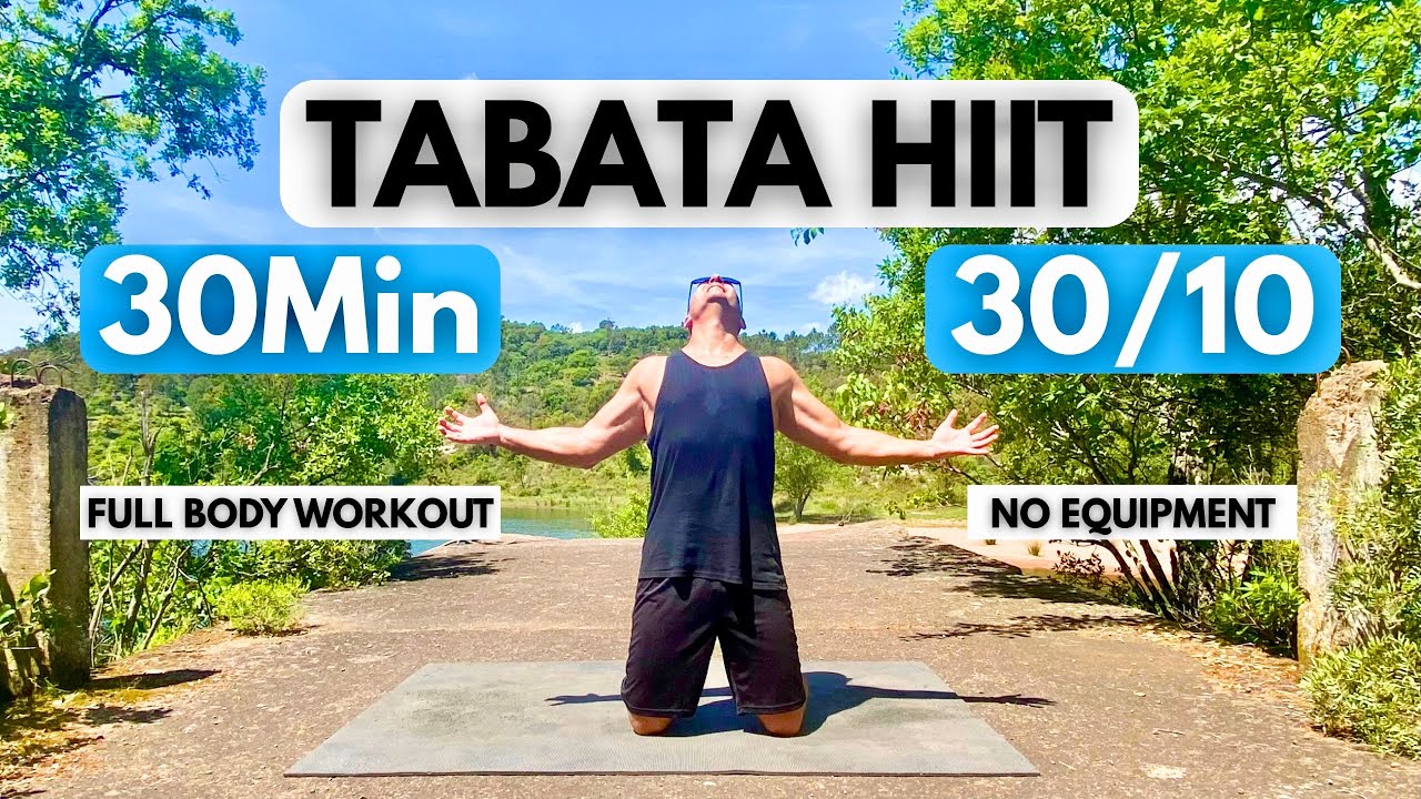 TABATA HIIT 30 min / No equipment / Full body workout / Tabata 30/10