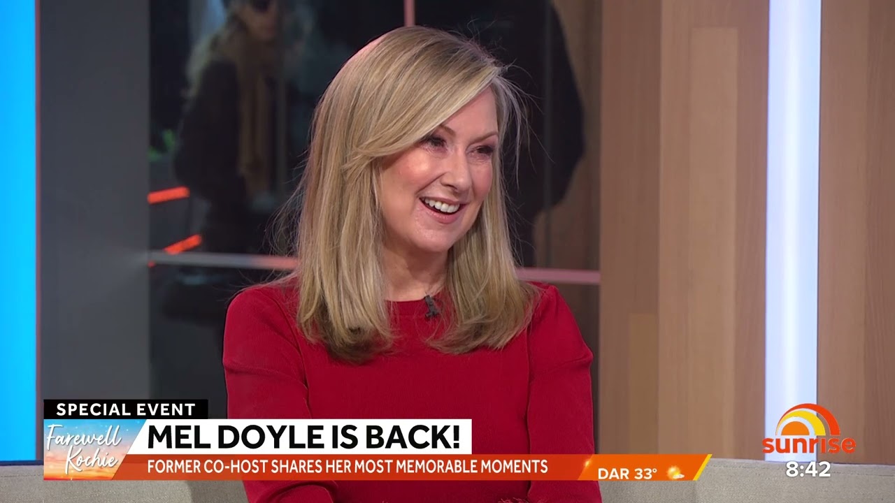 Melissa Doyle returns to Brekky Central to farewell Kochie and share some of her favourite memories
