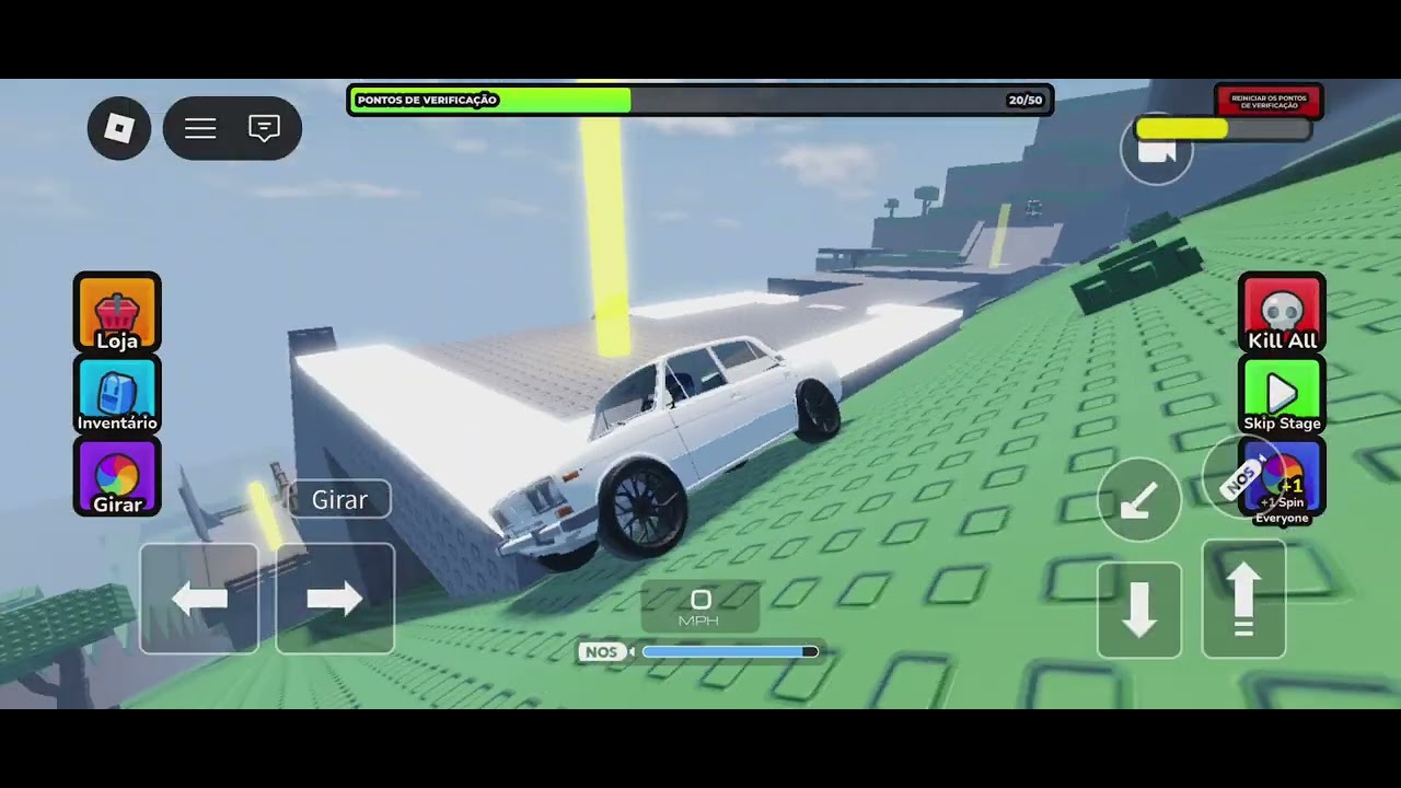 Carro no Roblox 