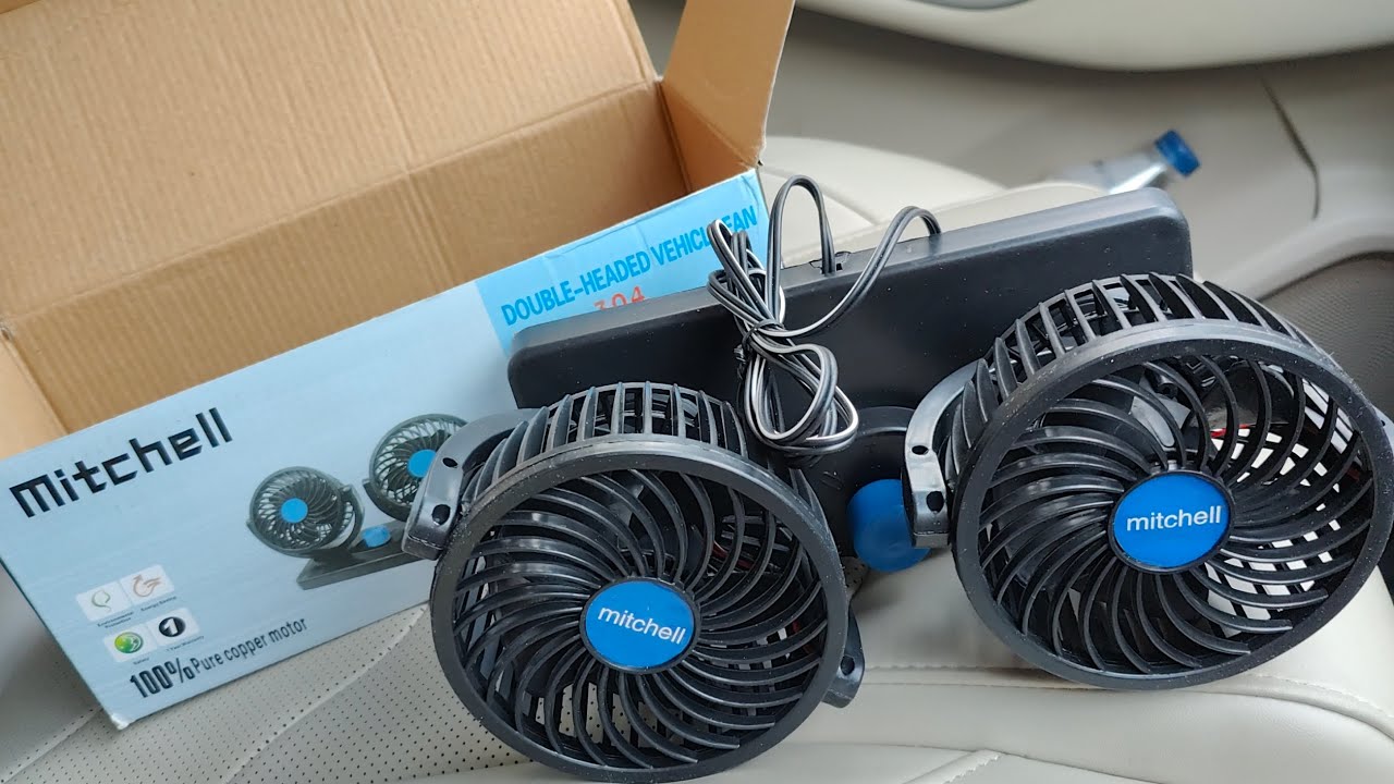 Woschmann Mitchell Dashboard Electric 12V Car Fan Review | Best Dashboard Fan For Car.