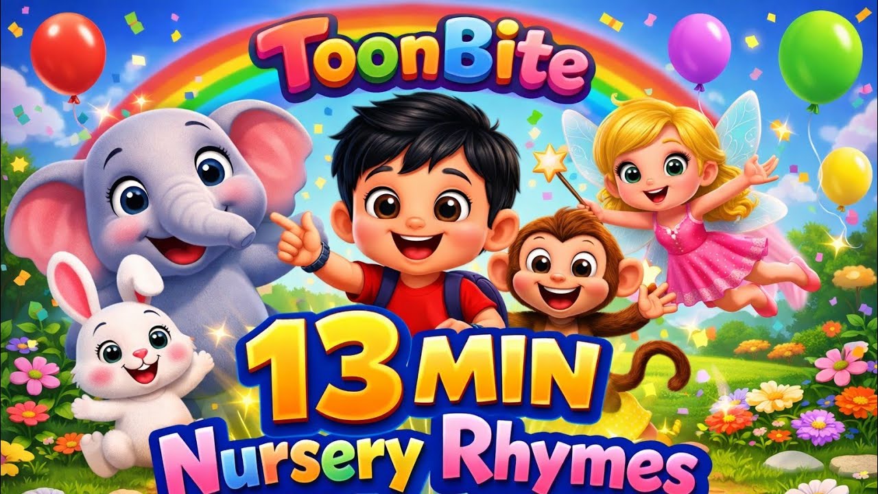 Nursery Rhymes | Fun & Educational Kids Songs | ToonBite 