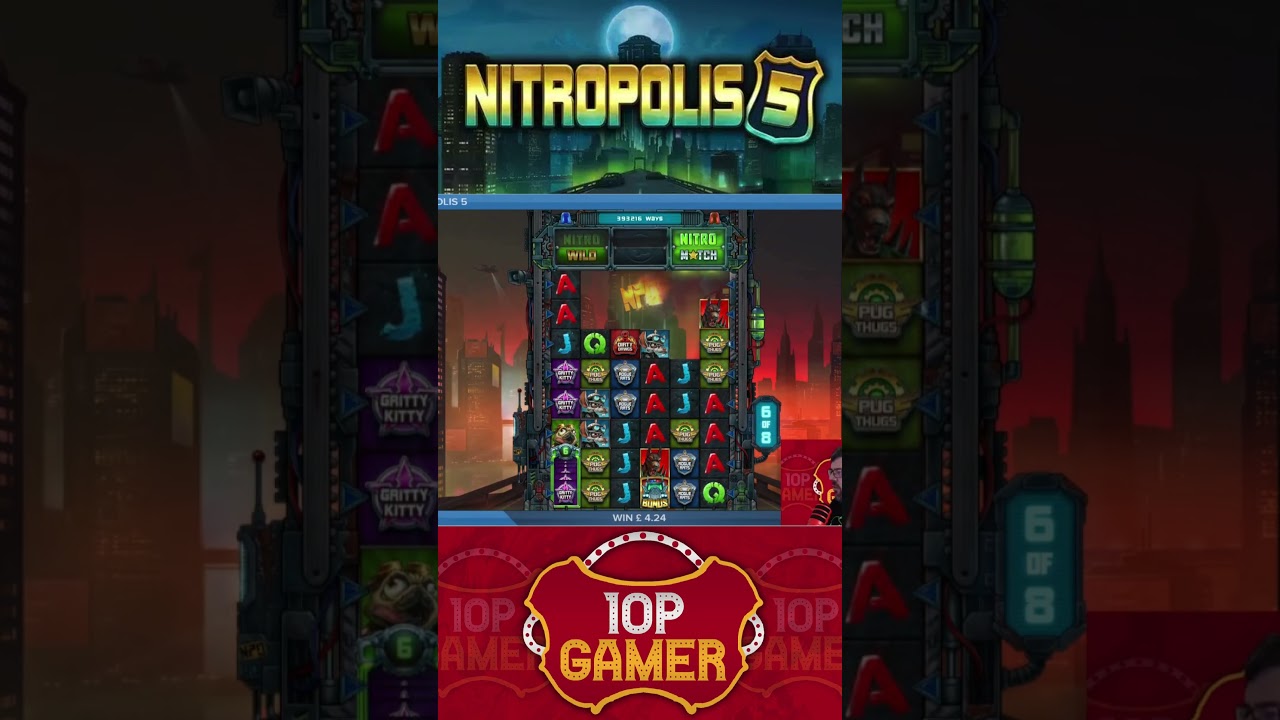 Всегда есть 1 вращение на бонусах NITROPOLIS 5!