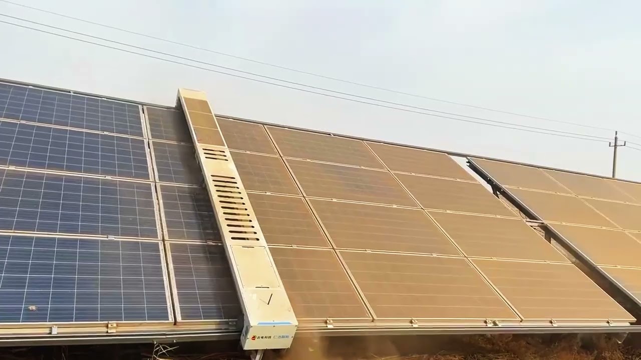 Automated Robotic Cleaning System for the solar plants in extremely dusty area