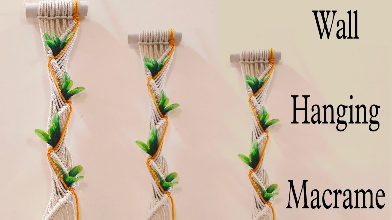 Macrame Air Plant Hanging | Macrame Air Plant Wall Hanging terrarium