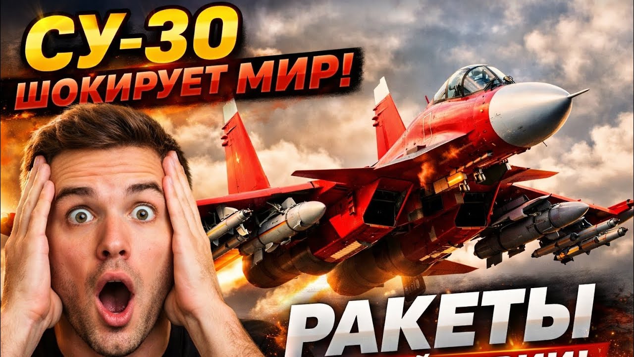 Су-30 в боевом небе: мощь, которая шокирует весь мир | Flanker-C с ракетами в действии