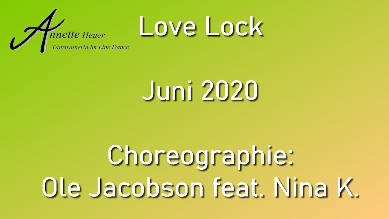Love Lock - Line Dance (Demo und Anleitung)