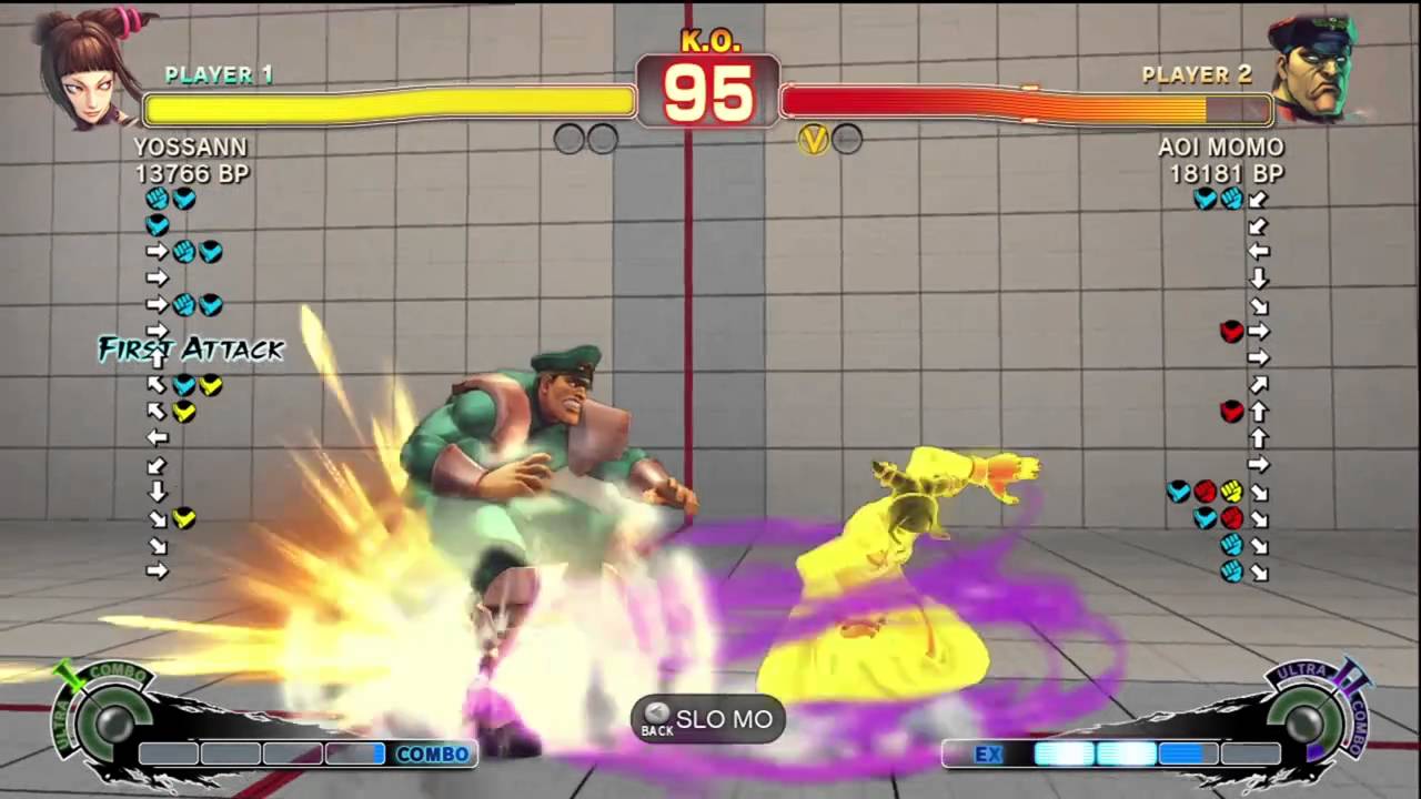 YOSSANN [Juri] vs AOI MOMO [Bison] SSF4 Japanese Online Ranked Matches - TRUE-HD