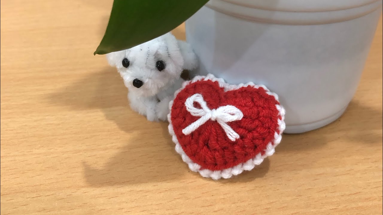 Hướng dẫn móc Trái Tim | Crochet Heart | Valentine’s Gift | MèoDIY