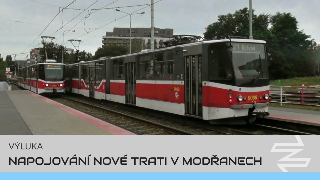 Tramvajová výluka v Modřanech | VÝLUKA