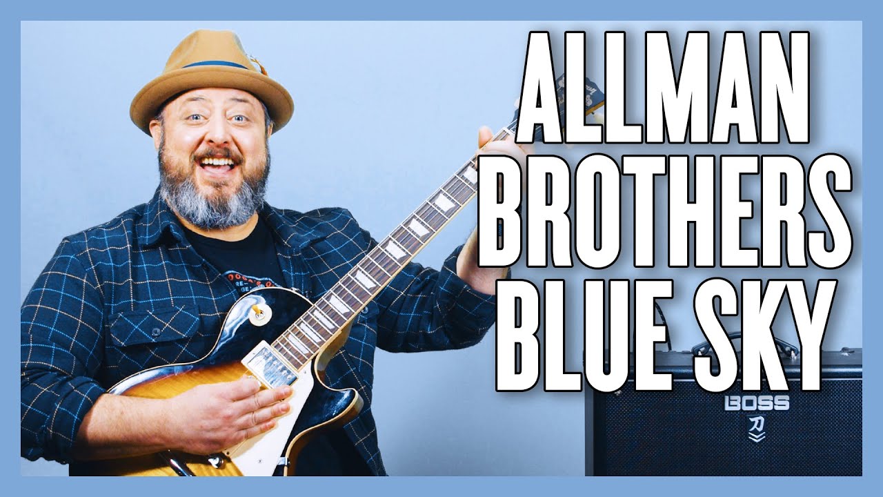 Allman Brothers Band Blue Sky Guitar Lesson + Tutorial