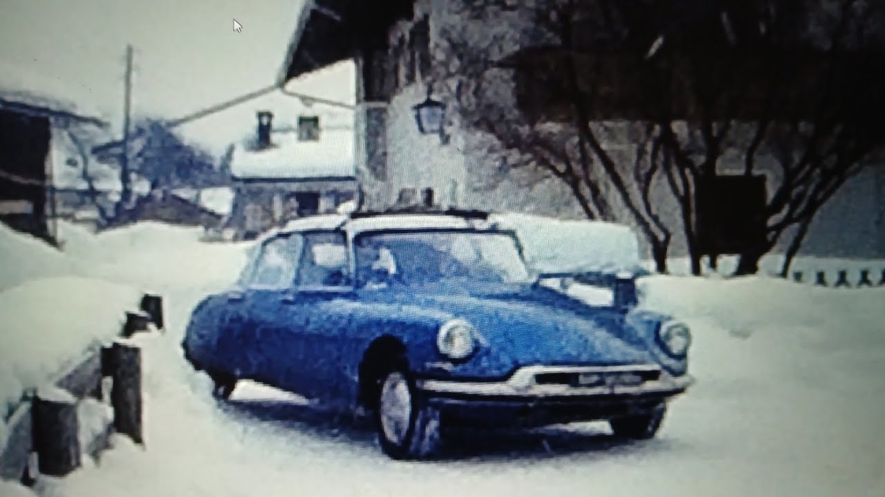 1963 naar Garmisch Partenkirchen, Duitsland en St. Anton am Arlberg in Oostenrijk met Citroën DS 19