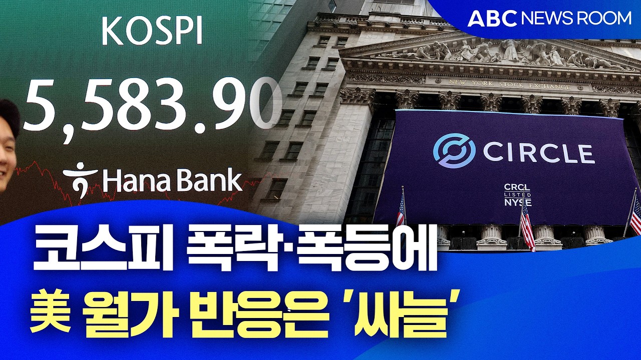 코스피 폭락·폭등에 美 월가 반응은 '싸늘'