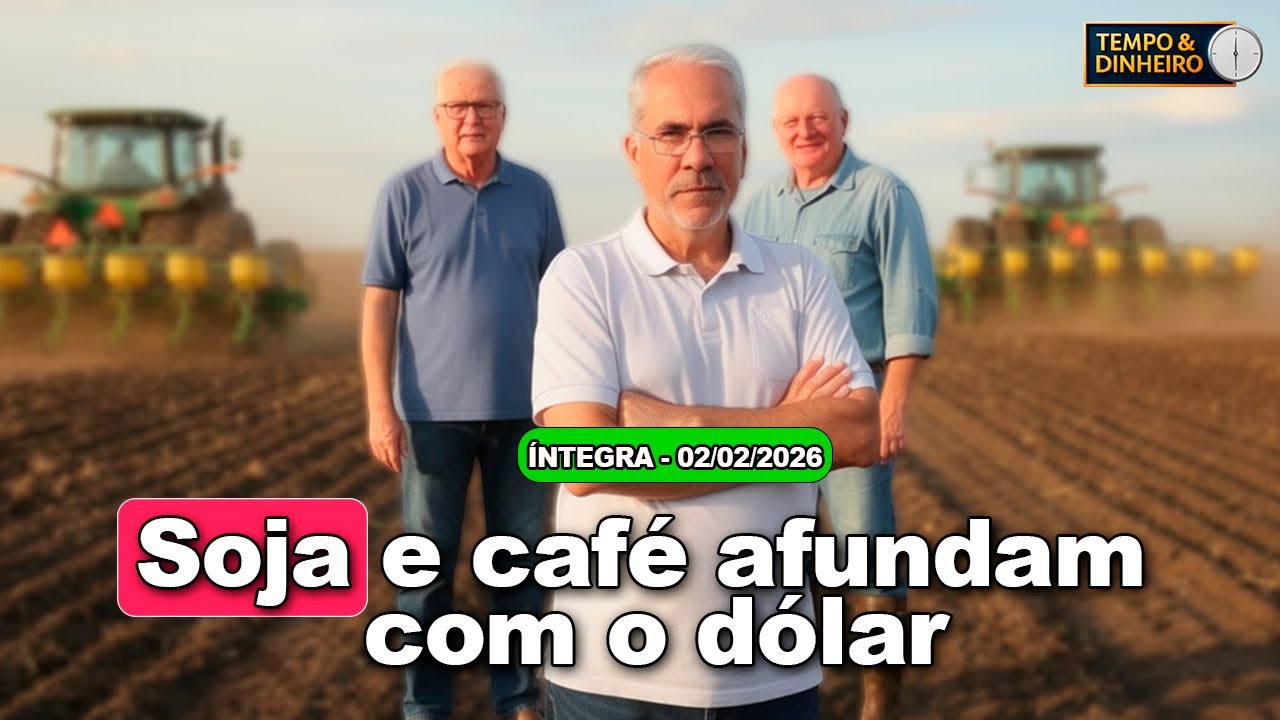 Dólar e ouro derretem e levam soja e café juntos. Chuvas irregulares no Sul preocupam produtores