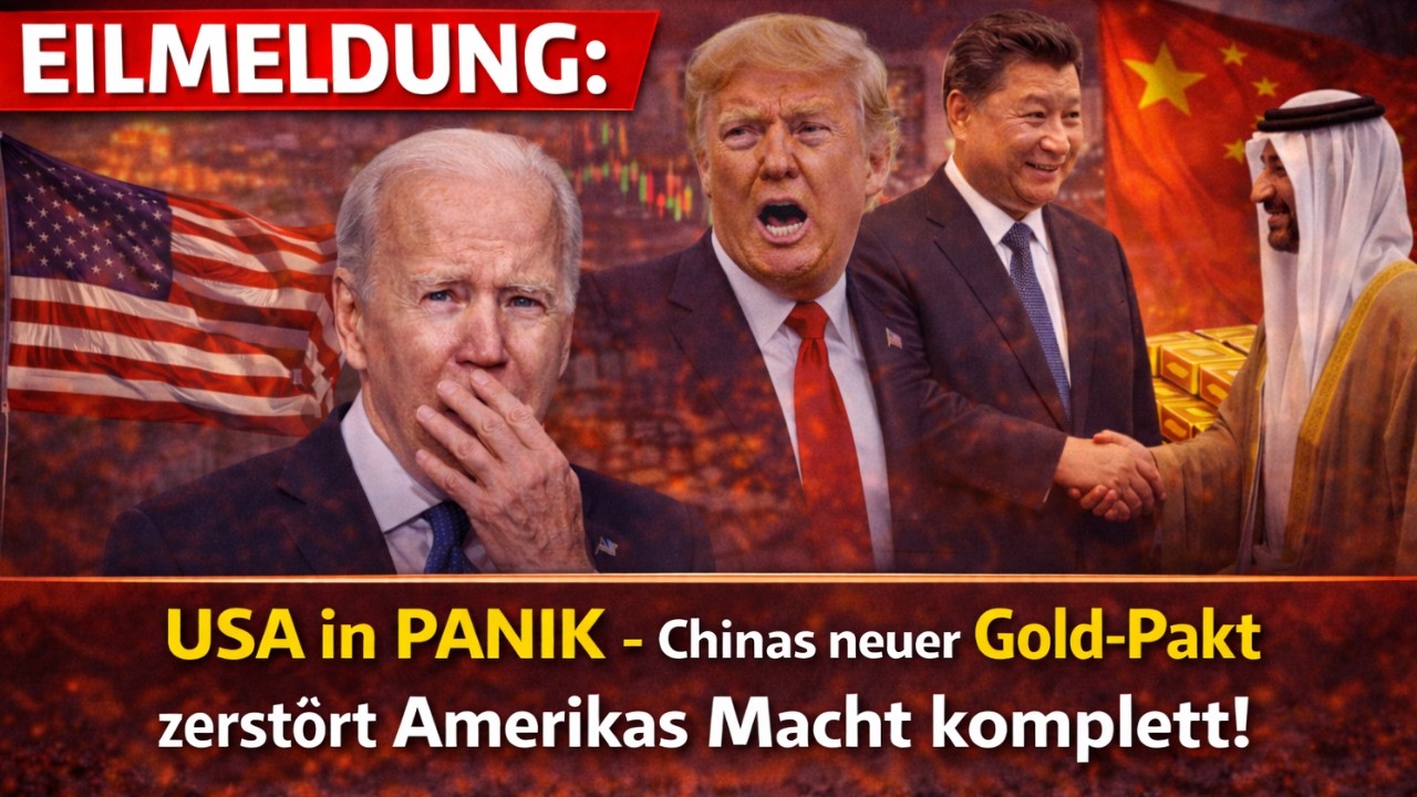 EILMELDUNG: USA in PANIK - Chinas neuer Gold-Pakt zerstört Amerikas Macht komplett!