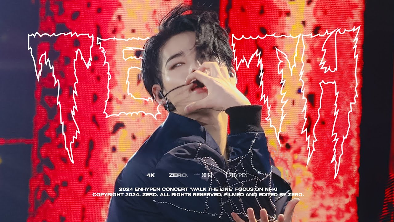 [4K] 241005 - 241006 WALK THE LINE IN GOYANG Teeth - ENHYPEN NI-KI FOCUS/엔하이픈 니키 직캠(fan cam)