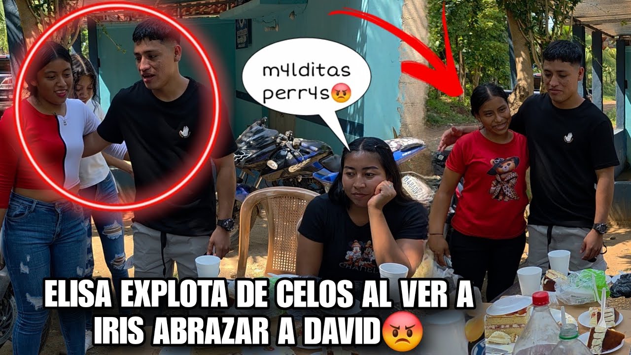 ELISA casi 4garr4ba Del Pel0 A IRIS Y NORMA Por Abrazar A DAVID😡Asi Llego Todo El Grupo A Felicitar😱