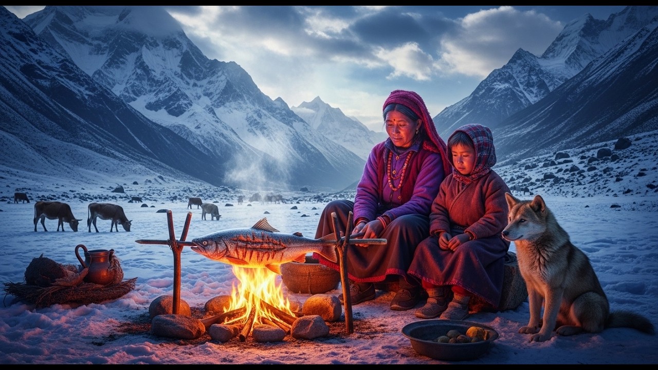 Surviving in the Freezing Deadliest Cave in Afghanistan | A Family’s Real Life in Harsh Nature