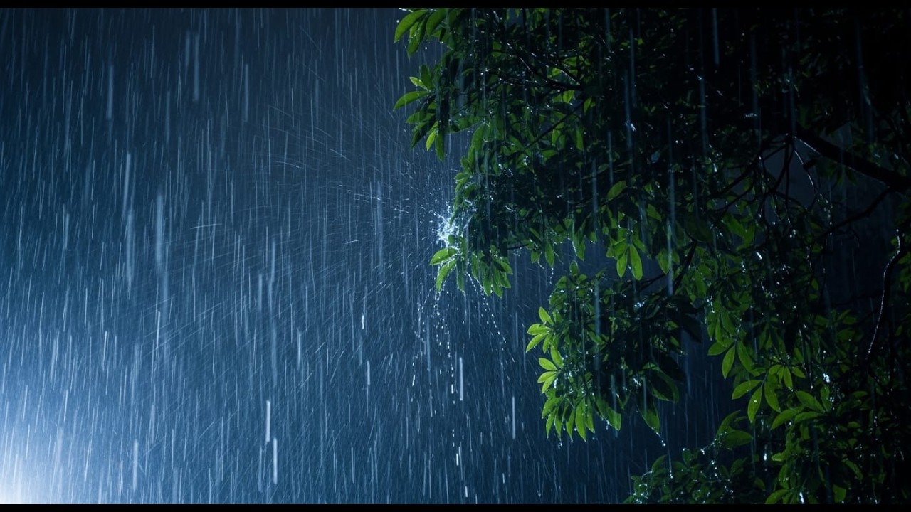 Rain Sounds for Sleeping - Soothing Rain & Gentle Thunder Relax for Fast Sleep, Remove Insomnia