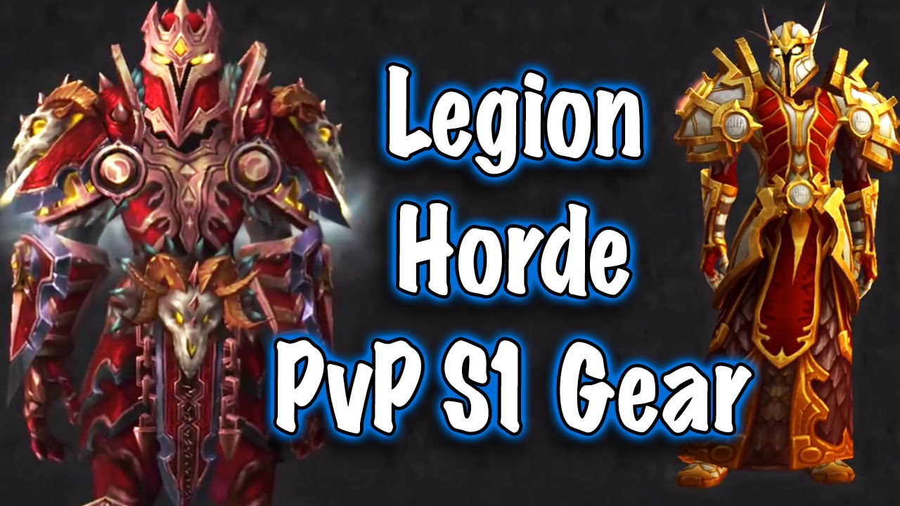 Jessiehealz - Legion Horde PvP Season 1 Gear (World of Warcraft)