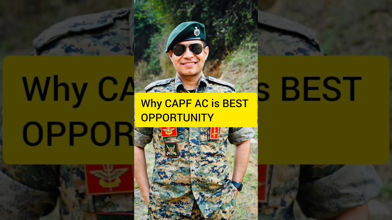 Why CAPF AC is BEST Opportunity #adda247 #defenceadda #defenceadda247 #capfac2024