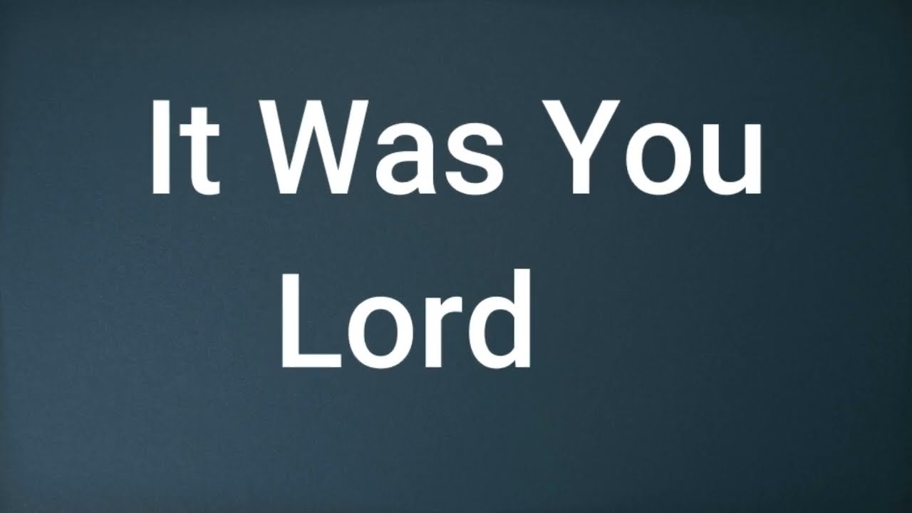 The Song That Says “God Never Left” 🙏  It Was You